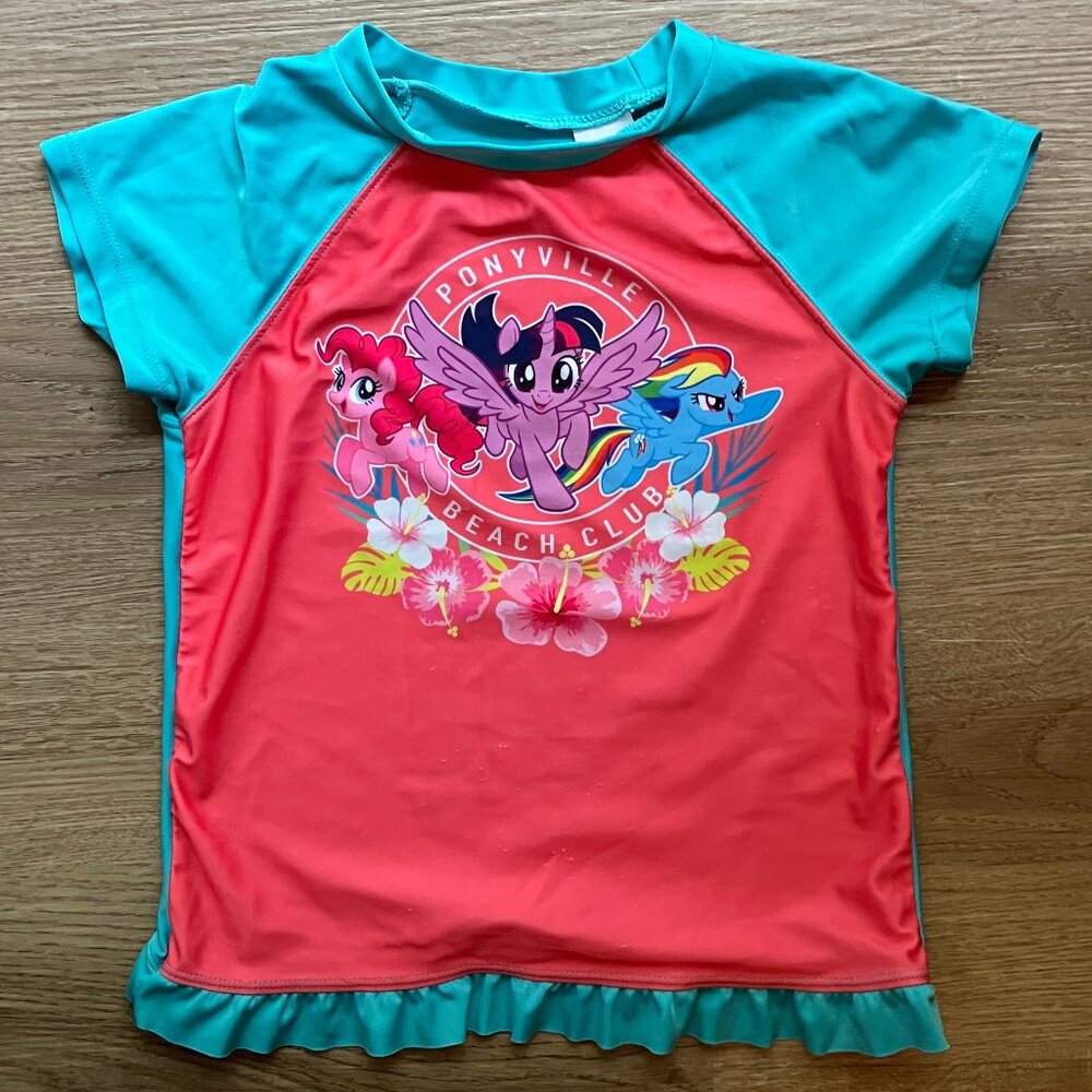 Dreamwave 6/6x My Little Pony Rash Guard Ponyville Beach Club